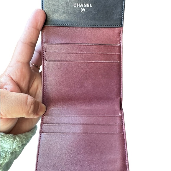 AUTHENTIC CHANEL BACK TO BACK FLAP WALLET. - Picture 10 of 10